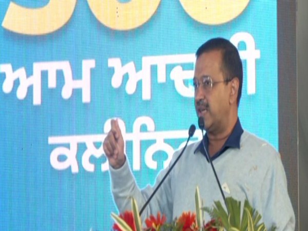 Delhi Chief Minister Arvind Kejriwal at the inauguration of mohalla clinic in Amritsar, Punjab (Photo/ANI)