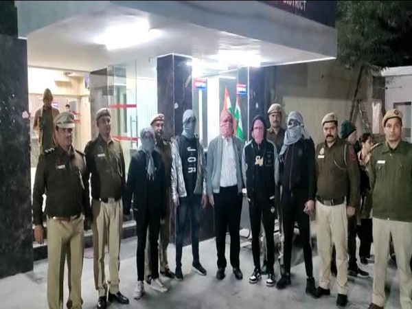 The five persons who were arrested in connection with the incident. (Photo/ANI)