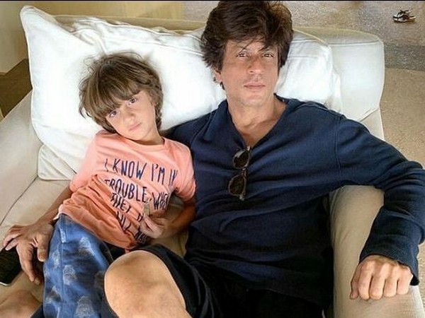 Shah Rukh Khan with son AbRam (Image Source: Instagram)