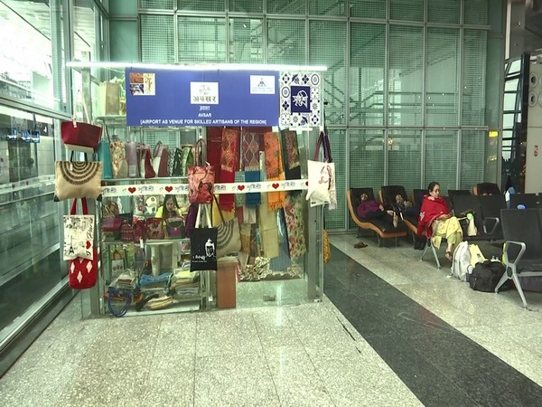 A shot at airport selling the locally produced goods (Photo/ANI)