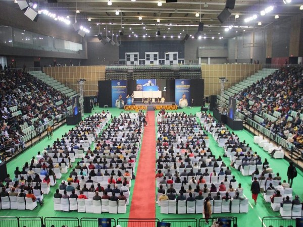 Jeevan Vidya Shivir at Delhi's Thyagaraja stadium (Photo/ANI)