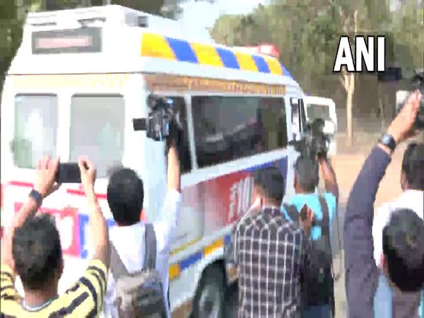 Odisha Health Minister who was shot at, airlifted to Bhubaneswar hospital (Photo:ANI)