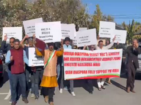 Indian Diaspora holds protest at Fremont in California 