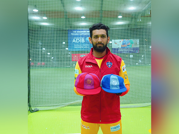 Sikandar Raza with his caps. (Photo- Sikandar Raza Twitter)