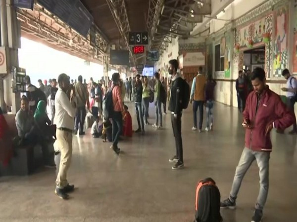 A visual from Patna junction railway station. (Photo/ANI)
