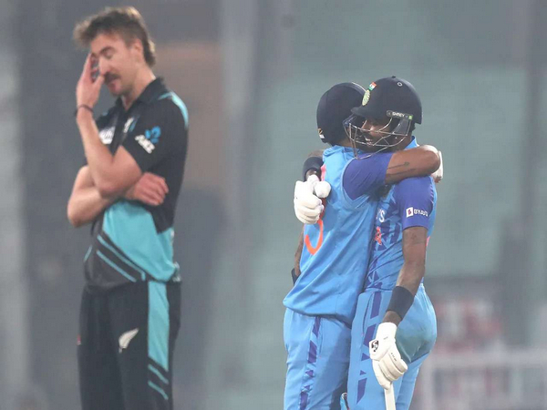 Team India celebrating their win. (Photo- BCCI)