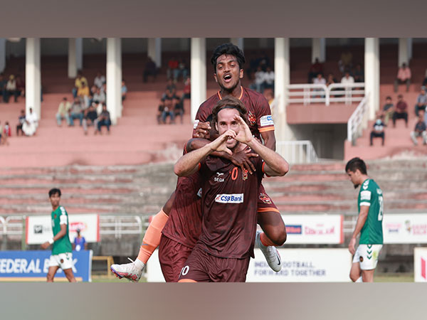 A visual from the match. (Photo- I League)