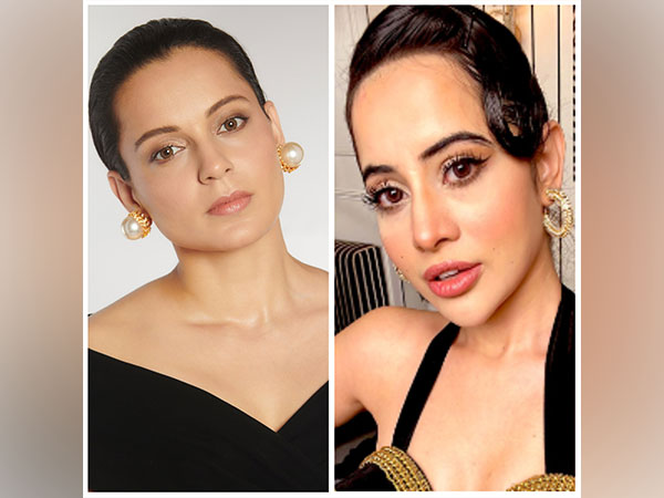 Kangana Ranaut and  Uorfi Javed (right). (Photo Source/ Twitter)