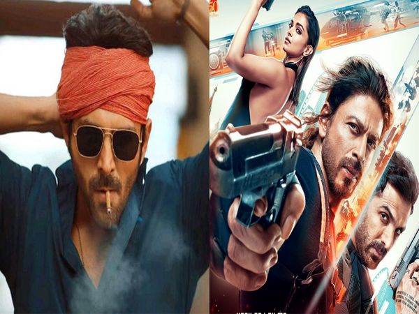 kartik Aaryan, Pathaan poster (Image Source: Twitter)