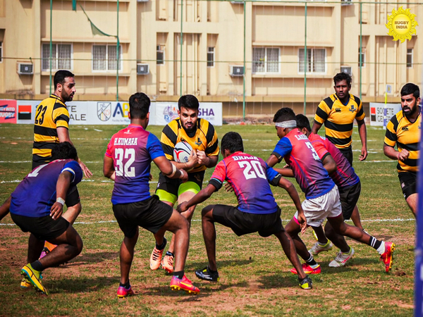 Players in action (Photo:  Rugby Federation of India)