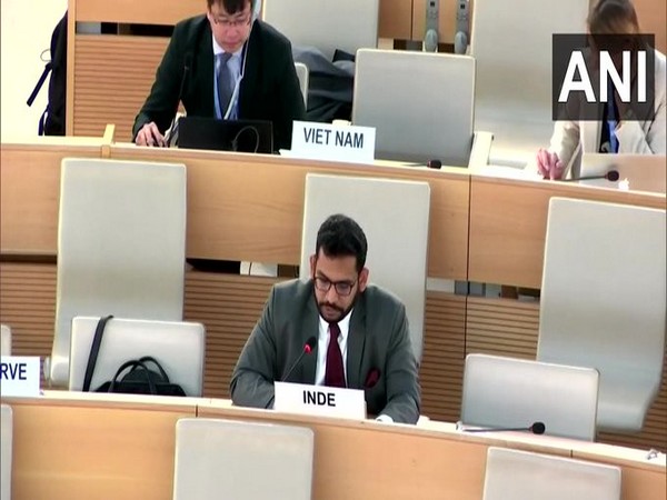 Counscellor at Permanent Mission of India in Geneva, Pawan Badhe. (Photo: ANI)