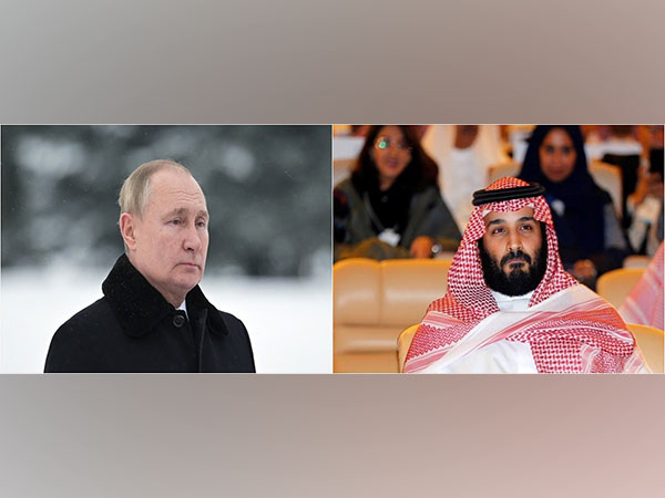 Russian President Vladimir Putin and Saudi Arabia crown prince Mohammad bin Salman