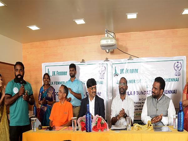 Team JK Fenner and Nicola Foundation at the inauguration and award ceremony