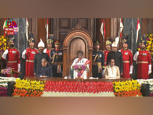 President Droupadi Murmu (Photo/Sansad TV)