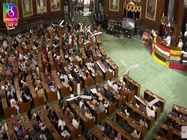 President Droupadi Murmu (Photo:Sansad TV)