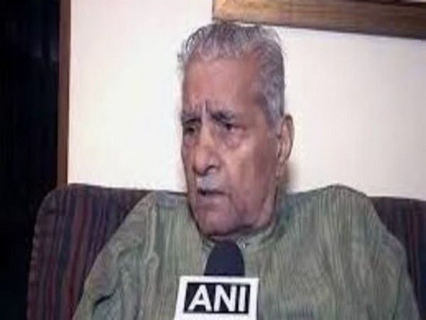 Former Union law minister Shanti Bhushan. (File Photo/ANI)