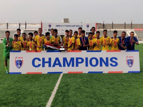 Classic Football Academy team posing with the title. (Photo- AIFF)
