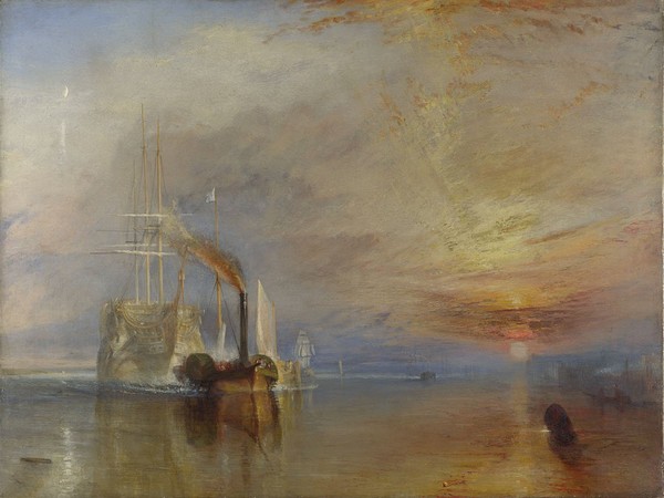 Joseph Mallord William Turner and Claude Monet's paintings (Image Source: Official Twitter account of National Gallery)