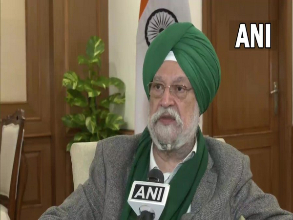 Union Petroleum and Natural Gas Minister Hardeep Singh Puri (Photo/ANI)