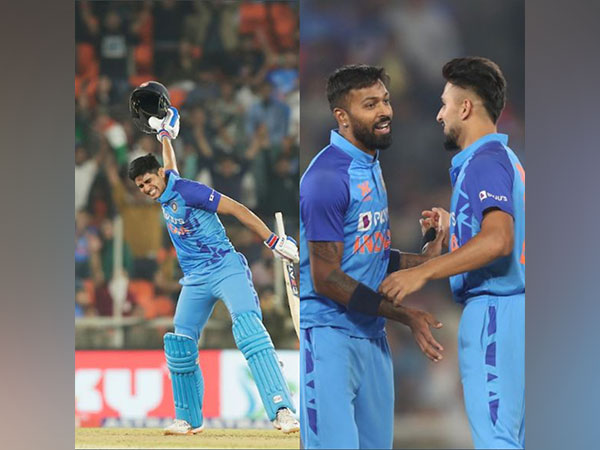Shubman Gill and  Hardik Pandya (Photo: BCCI/ Twitter)