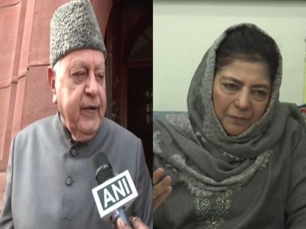 Farooq Abdullah (left) and Mehbooba Mufti (right) (Photo/ANI)