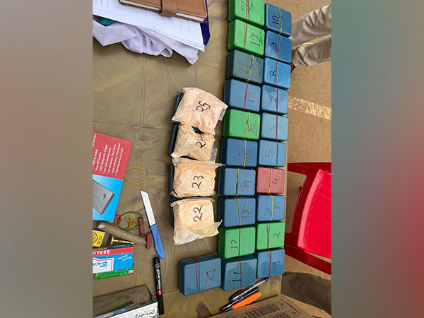 The seized heroin. (Photo/ANI)