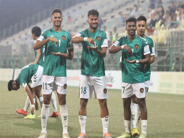 Kenkre FC players celebrating goal (Photo: I-League website) 
