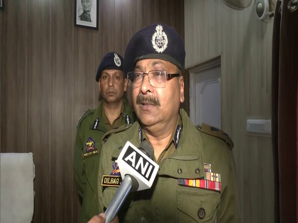 Jammu and Kashmir DGP Dilbag Singh. (Photo:ANI)