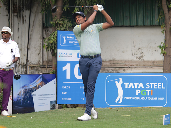 India golfer Aryan Roopa Anand in action during Round-2 of Final Qualifying Stage (Image: PGTI)