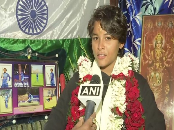 U-19 Women's World Cup cricketer Hrishita Basu (Photo/ANI)