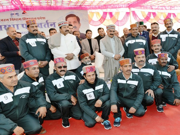 Himachal Pradesh Chief Minister Sukhvinder Singh Sukhu with the State Transport Department