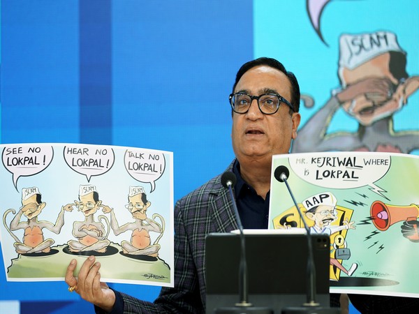 Ajay Maken addressing a press conference on Saturday (Photo/ANI)