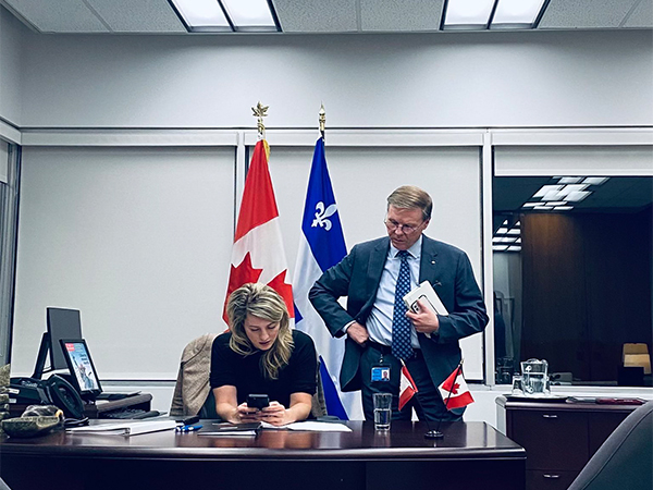 Canadian Minister of Foreign Affairs, Melanie Joly. (Photo Credit - Twitter)