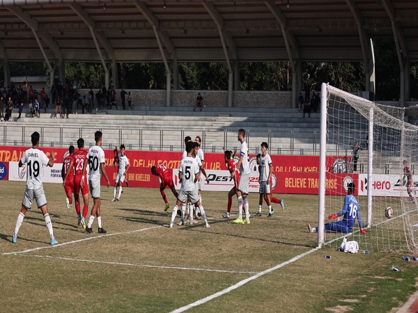 A visual from the match. (Photo- I League)