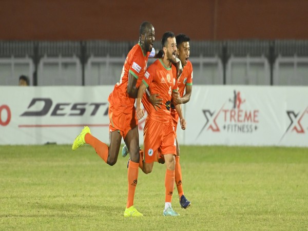 NEROCA FC players celebrating. (Photo- I League)
