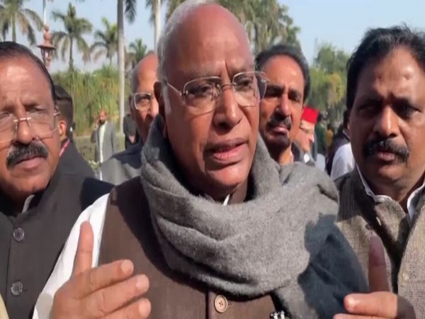 Leader of Opposition in Rajya Sabha Mallikarjun Kharge (Photo/ANI)