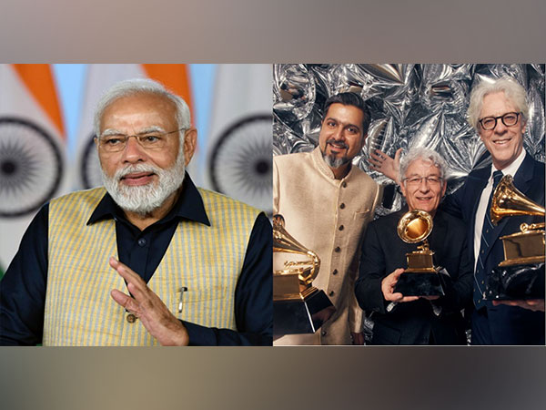 PM Modi, Ricky Kej, Herbert Waltl and Stewart Copeland (Image source: File pic, Twitter)