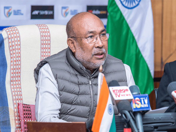Manipur CM N Biren Singh. (Photo- AIFF Media)