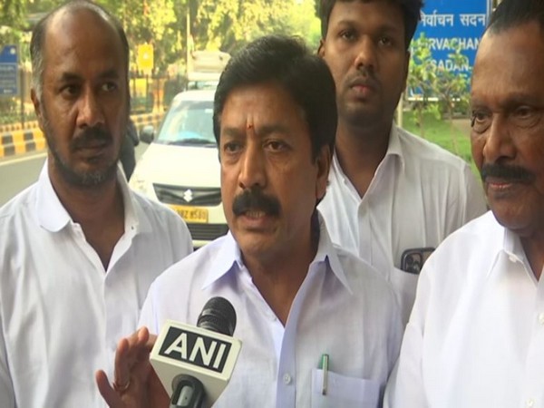 AIADMK leader and Member of Parliament C Ve Shanmugam (Photo/ANI)