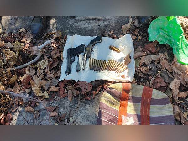 Recovered weapons and live cartridges