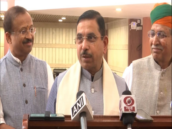 Minister of Parliamentary Affairs Pralhad Joshi (Photo/ANI)