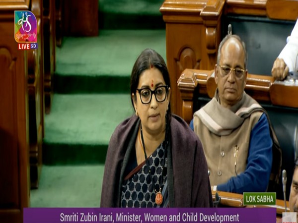 Union Minister Smriti Irani in Lok Sabha 