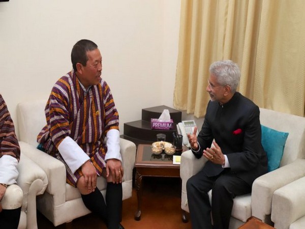 xternal Affairs Minister S Jaishankar and Bhutan National Assembly speaker Wangchuk Namgyel in Delhi. (Photo: Twitter)