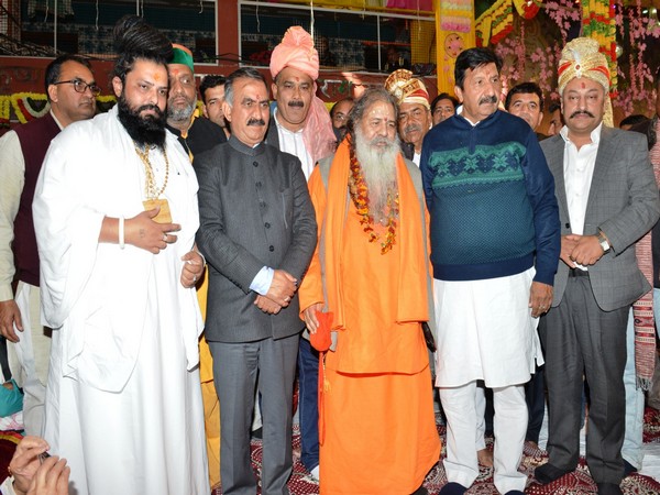 CM Thakur Sukhvinder Singh Sukhu at RadhaKrishna Temple
