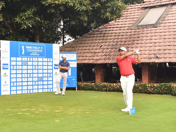 Sachin Baisoya in action during day one of PGTI Players Championship 2023 (Image: PGTI)