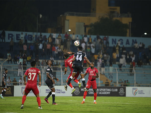 A visual from the match. (Photo- I League)
