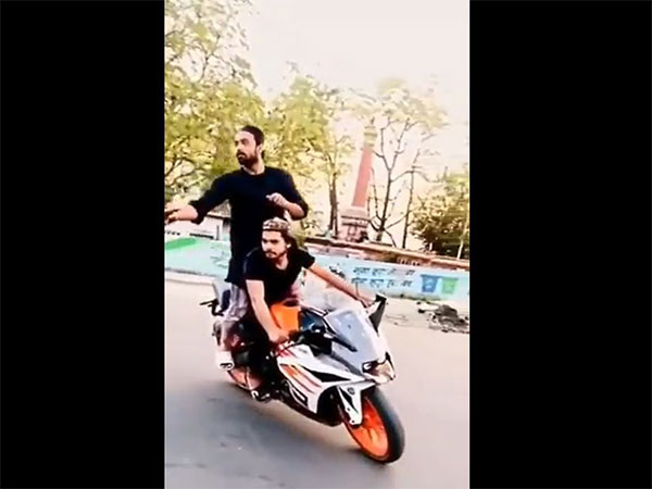 Screengrab of the viral video