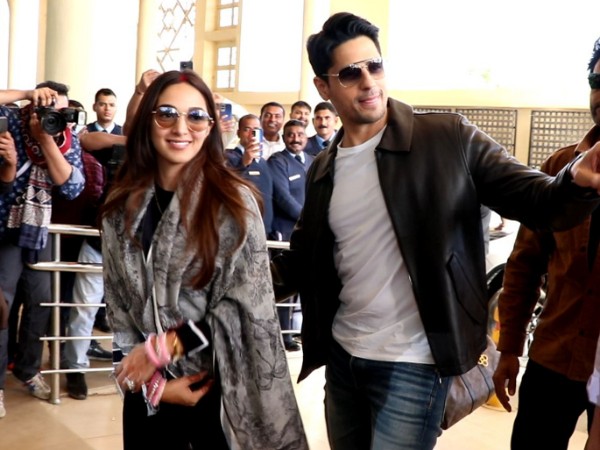 Sidharth Malhotra and Kiara Advani (Image source: ANI)
