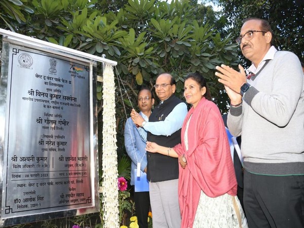 LG Vinai Kumar Saxena laid the foundation stone of Waste to Wonder Park Phase-II.  