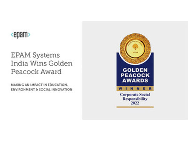 EPAM Systems India wins Golden Peacock Award for CSR Programs